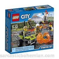 LEGO City Volcano Explorers 60120 Volcano Starter Set Building Kit 83 Piece Volcano Starter Set B01C5DQLNO